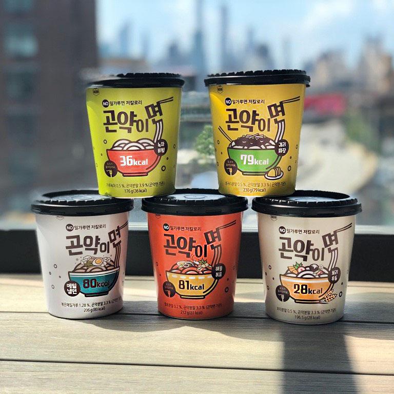 Konjac Cup Noodles (5 Flavors Available, Pack of 4)